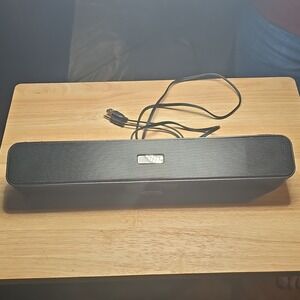 VOTNTUT EL003 USB Wired Computer Soundbar with Volume Control, 3.5mm Jack